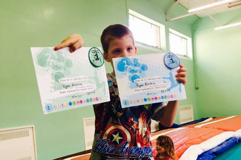 Ryan's Story - our first ever member from Flair gymnastics club in Farnham